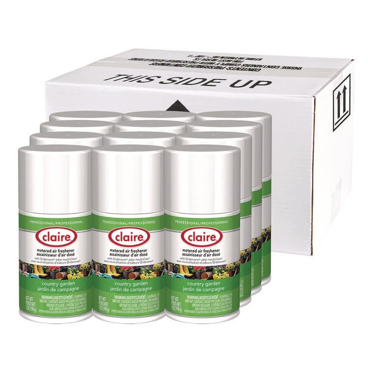 PLZ CORP Metered Air Freshener, Country Garden, 11 oz Aerosol Spray, 12/Carton (CGC118) thumbnail 4