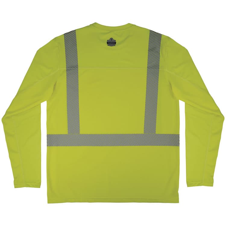 TENACIOUS HOLDINGS, . Chill-Its 6688 Type R Class 2 Cooling Hi-Vis Sun Shirt with UV Protection, Small, Lime (EGO12136) thumbnail 2