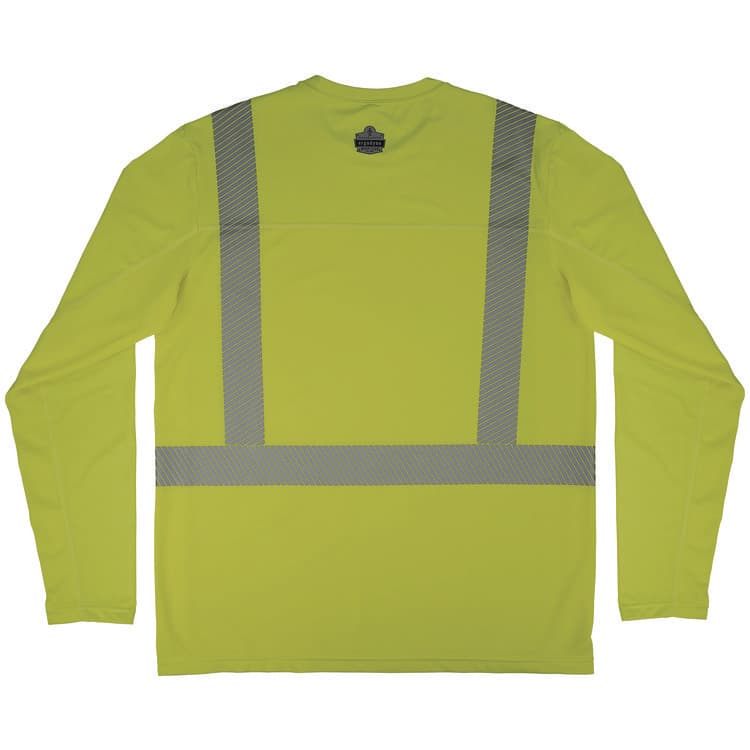 TENACIOUS HOLDINGS, . Chill-Its 6688 Type R Class 2 Cooling Hi-Vis Sun Shirt with UV Protection, Large, Lime (EGO12138) thumbnail 2