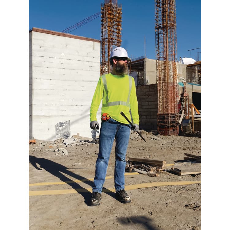 TENACIOUS HOLDINGS, . Chill-Its 6688 Type R Class 2 Cooling Hi-Vis Sun Shirt with UV Protection, 3X-Large, Lime (EGO12141) thumbnail 4