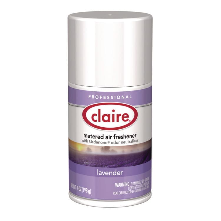 PLZ CORP Metered Air Freshener, Lavender, 11 oz Aerosol Spray, 12/Carton (CGC115) thumbnail 3