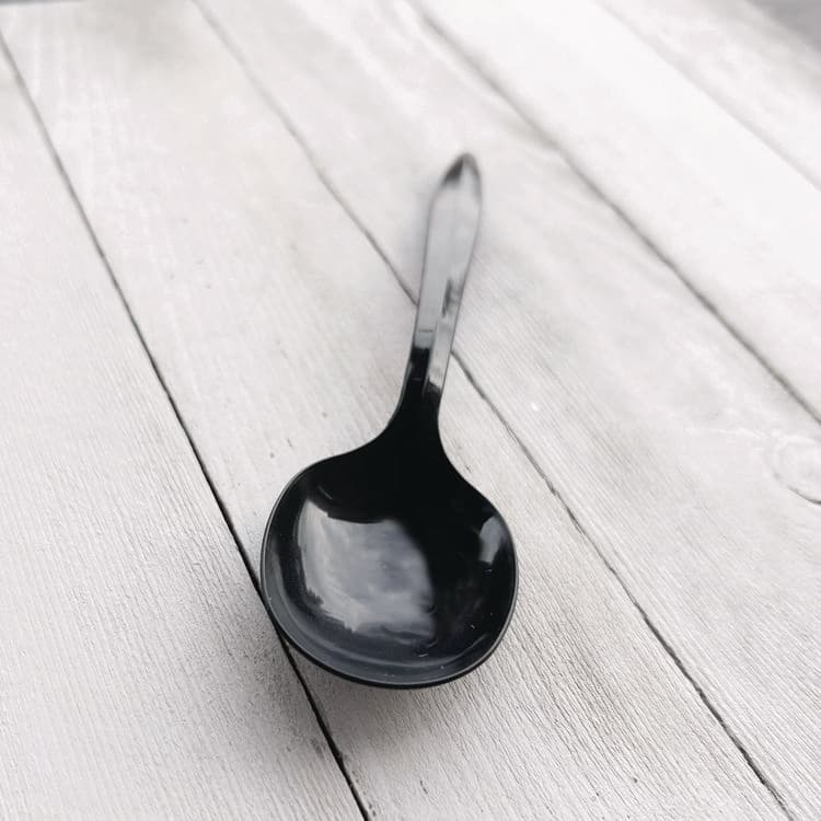 BOARDWALK Mediumweight Polypropylene Cutlery, Soup Spoon, Plastic, Black, 1,000/Carton (BWKSOUPBLMW) thumbnail 4