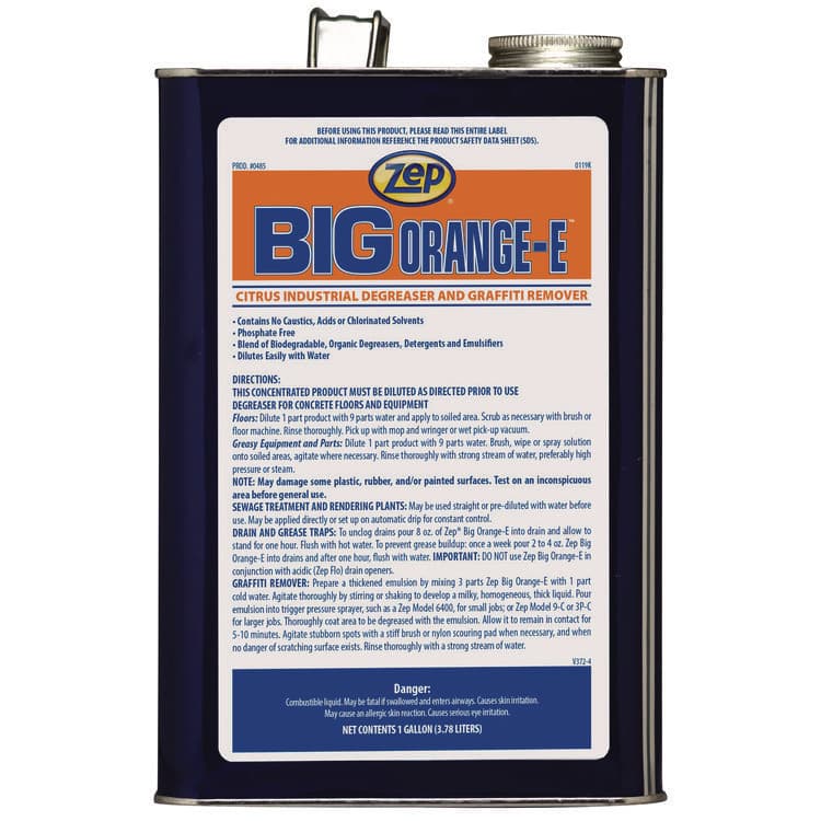 ZEP . Big Orange E, 1 gal Can, 4/Carton (ZPE48524)