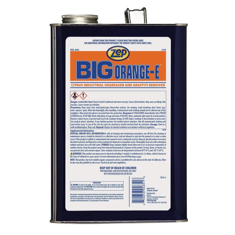 ZEP . Big Orange E, 1 gal Can, 4/Carton (ZPE48524) thumbnail 2