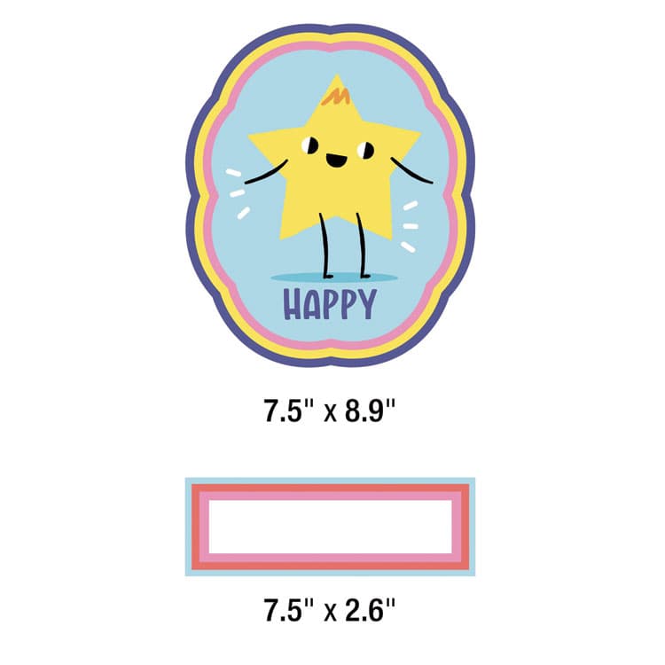 CARSON-DELLOSA EDUCATION Curriculum Bulletin Board Sets, 46-Piece Set , We Stick Together: Emotions Check-In, 7.9" x 15", Multicolor (CDP110532) thumbnail 4