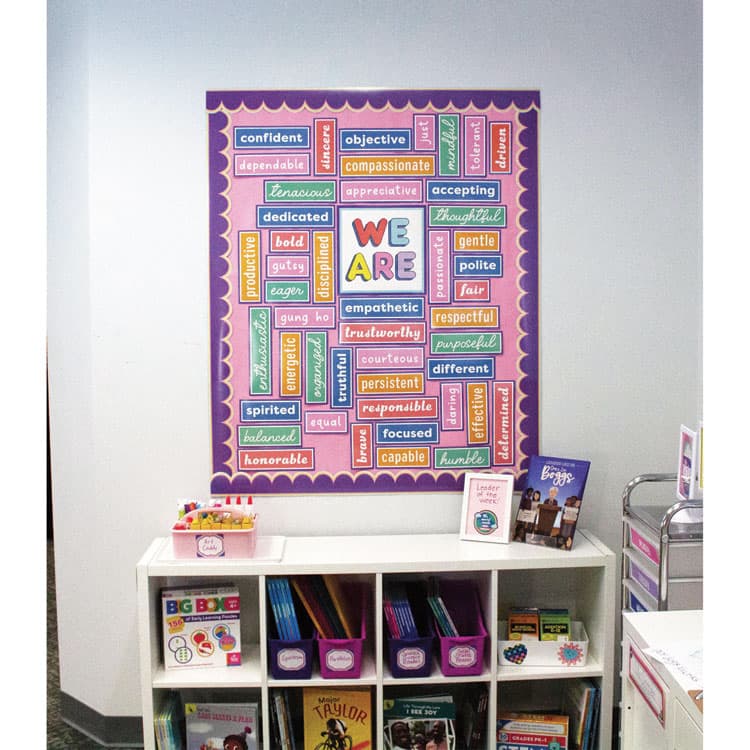 CARSON-DELLOSA EDUCATION Motivational Bulletin Board Sets, 52-Piece Set, We Stick Together: Motivational, 7.9" x 15", Multicolor (CDP110590) thumbnail 4