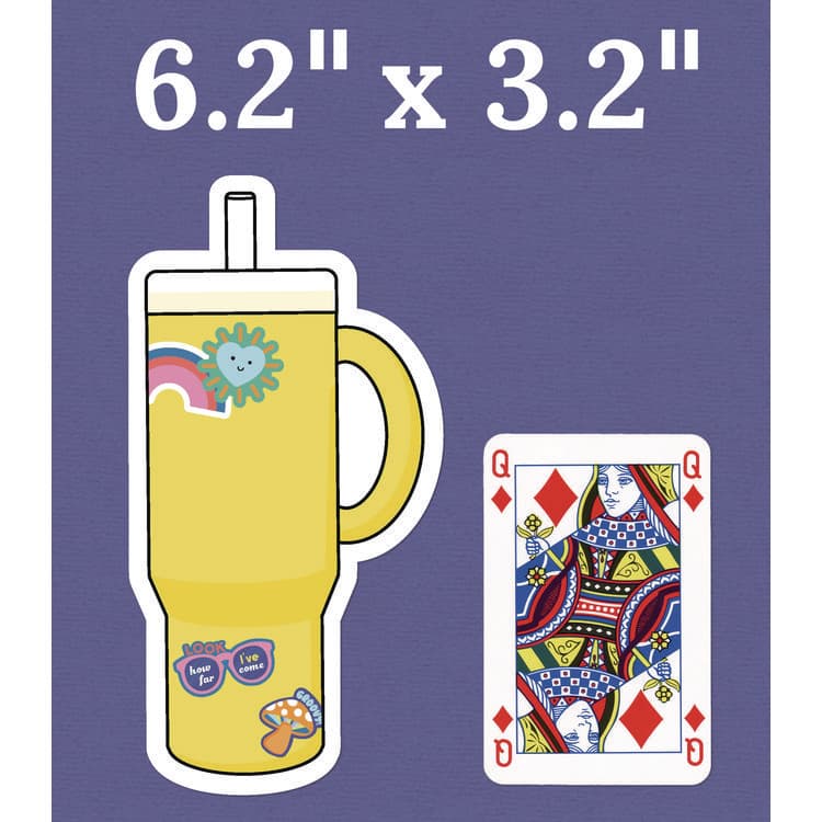 CARSON-DELLOSA EDUCATION Assorted Colorful Cut-Outs, 36-Piece Set, We Stick Together: Cups + Water Bottles, 5.8" x 8", Multicolor (CDP120651) thumbnail 3