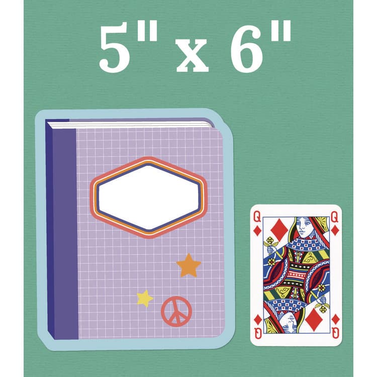 CARSON-DELLOSA EDUCATION Assorted Colorful Cut-Outs, 36-Piece Set, We Stick Together: Hello School, 6" x 6", Multicolor (CDP120652) thumbnail 3