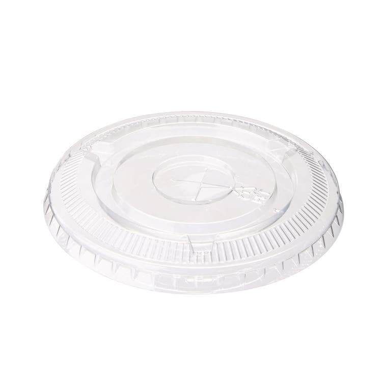 DIXIE FOOD SERVICE Cold Drink Cup Lids, Fits 9 oz to 12 oz Cold Cups, Plastic, Clear, 100/Sleeve, 10 Sleeves/Carton (DXECL912PET)