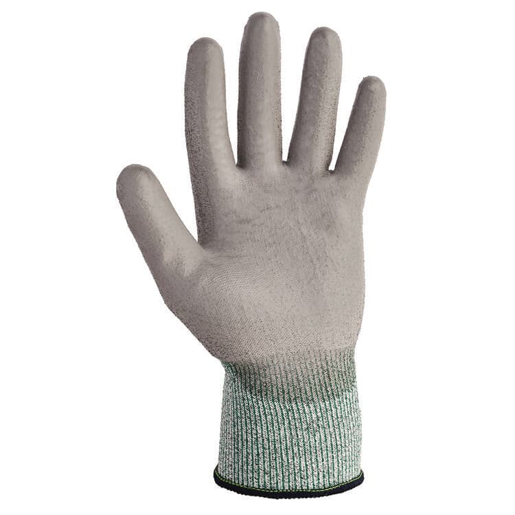 KIMBERLY CLARK G60 Level 3 Economy Cut Resistant Gloves, EN388: 4X42B, 9" Long, X-Large (Size 10), Gray/Marled Gray, 12 Pairs/Carton (ANS13826) thumbnail 2