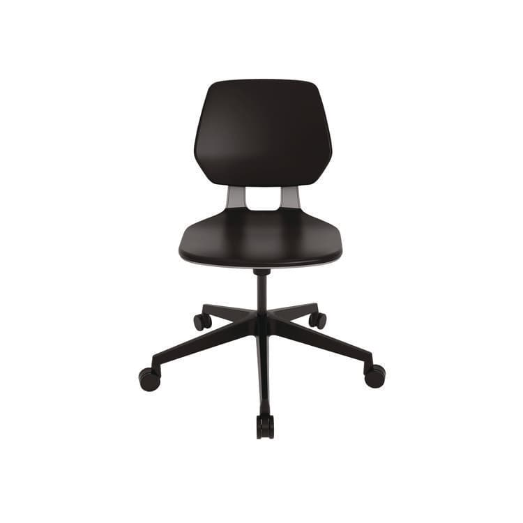 SAFCO PRODUCTS Commute Task Chair, Supports Up to 275 lb, 18.25" to 22.25" Seat Height, Black Seat, Black Back, Black Base (SAF7825BL) thumbnail 2