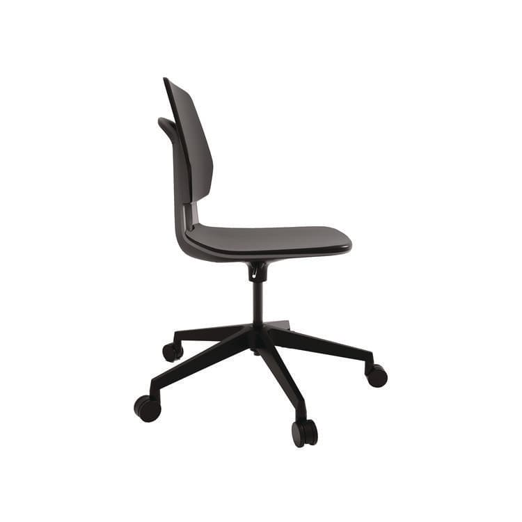 SAFCO PRODUCTS Commute Task Chair, Supports Up to 275 lb, 18.25" to 22.25" Seat Height, Black Seat, Black Back, Black Base (SAF7825BL) thumbnail 3