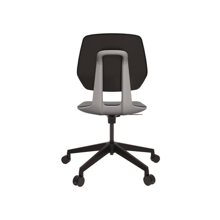 SAFCO PRODUCTS Commute Task Chair, Supports Up to 275 lb, 18.25" to 22.25" Seat Height, Black Seat, Black Back, Black Base (SAF7825BL) thumbnail 4