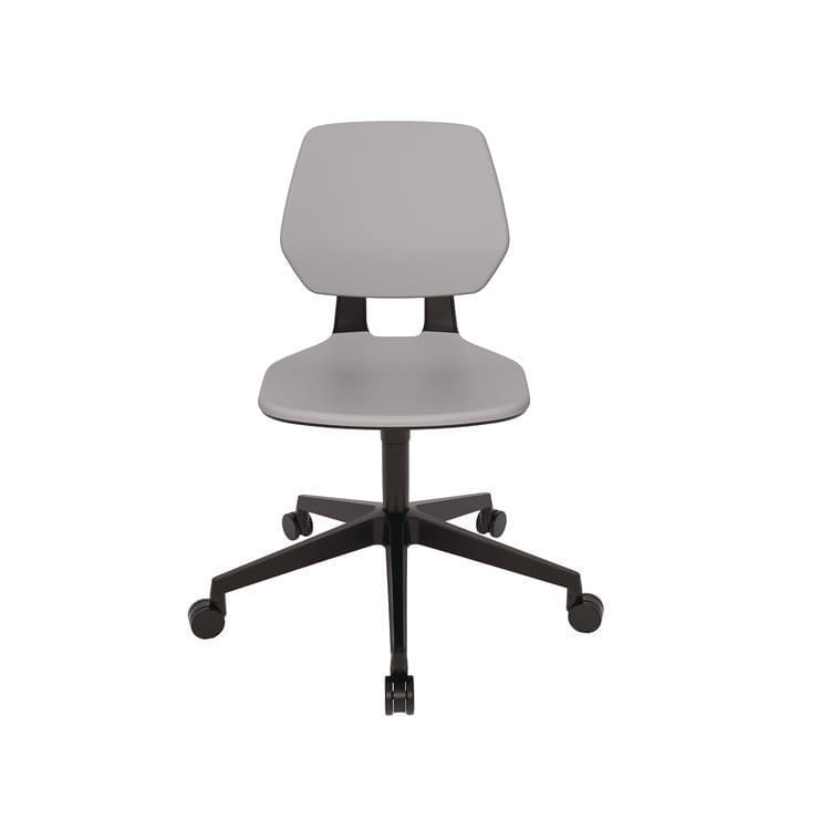 SAFCO PRODUCTS Commute Task Chair, Supports Up to 275 lbs, 18.25" to 22.25" Seat Height, Gray Seat, Gray Back, Black Base (SAF7825GR) thumbnail 2