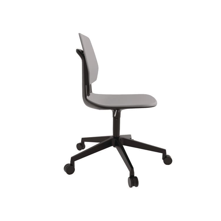 SAFCO PRODUCTS Commute Task Chair, Supports Up to 275 lbs, 18.25" to 22.25" Seat Height, Gray Seat, Gray Back, Black Base (SAF7825GR) thumbnail 4