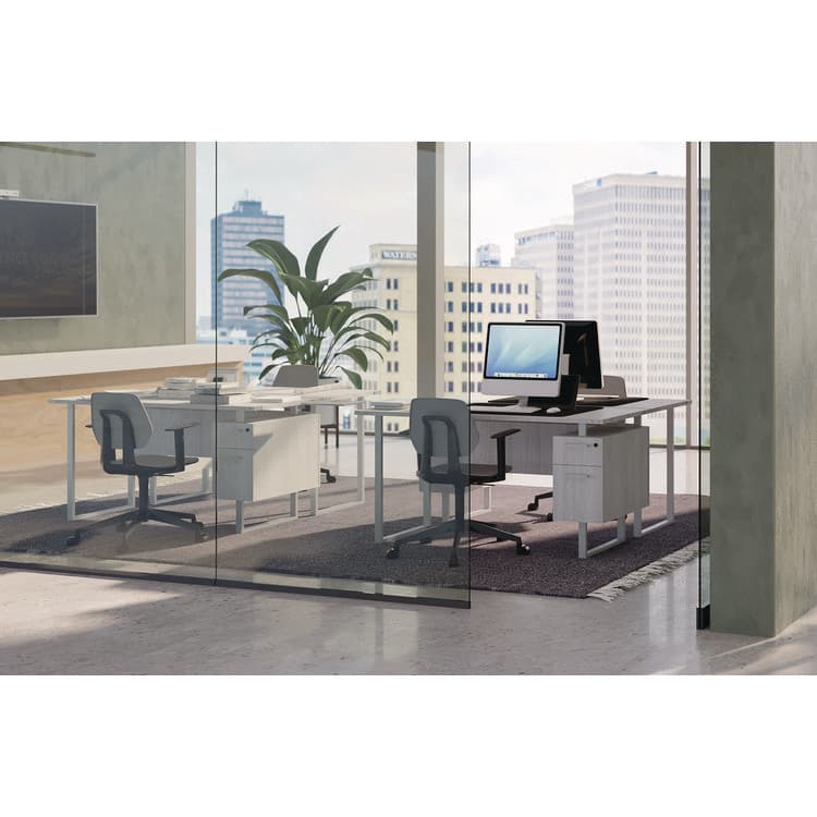 SAFCO PRODUCTS Commute Chair T-Bar Arm Set, Black, 2/Set (SAF7829BL) thumbnail 2