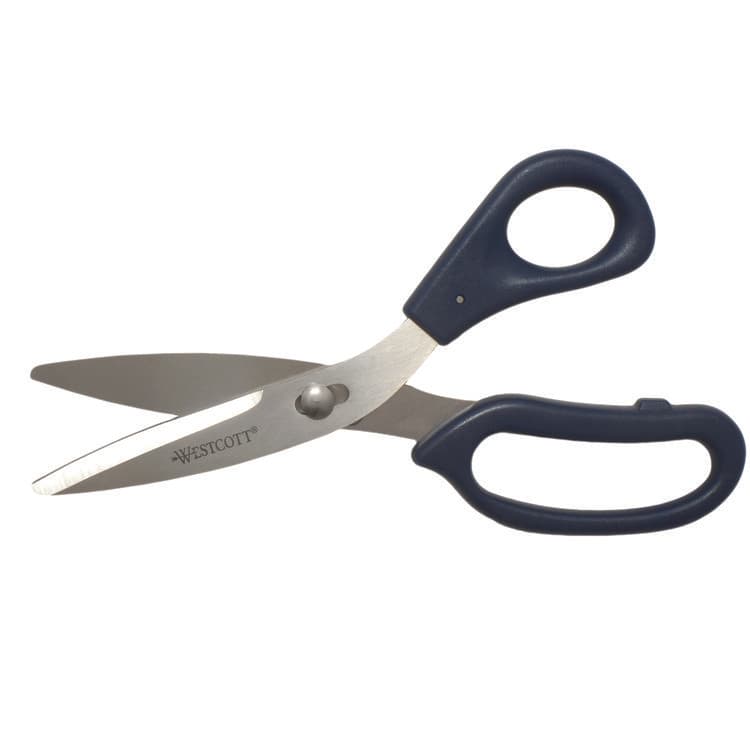 ACME UNITED CORPORATION Power Pivot Shears, 8" Long, 3.5" Cut Length, Straight Blue Handle (ACM00454) thumbnail 2