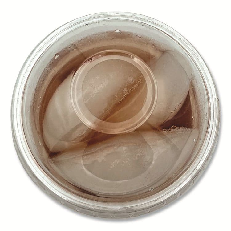 BOARDWALK PET Cold Cup Dome Lids, Fits 9 oz to 10 oz Cold Cups, Plastic, Clear, 100/Pack (BWKPET910DOMEPK) thumbnail 2