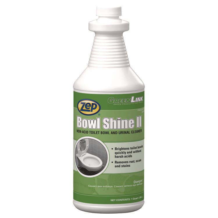 ZEP . Bowl Shine II, Pleasant Scent, 1 qt Bottle, 12/Carton (ZPE119709)