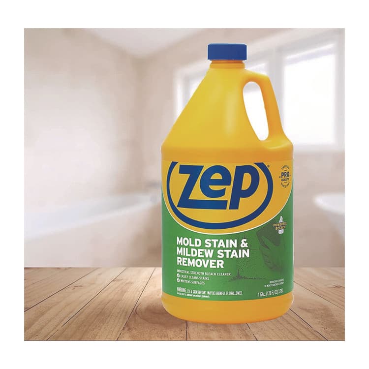 ZEP . Mold Stain and Mildew Stain Remover, 1 gal Bottle (ZPEZUMILDEW128E) thumbnail 3