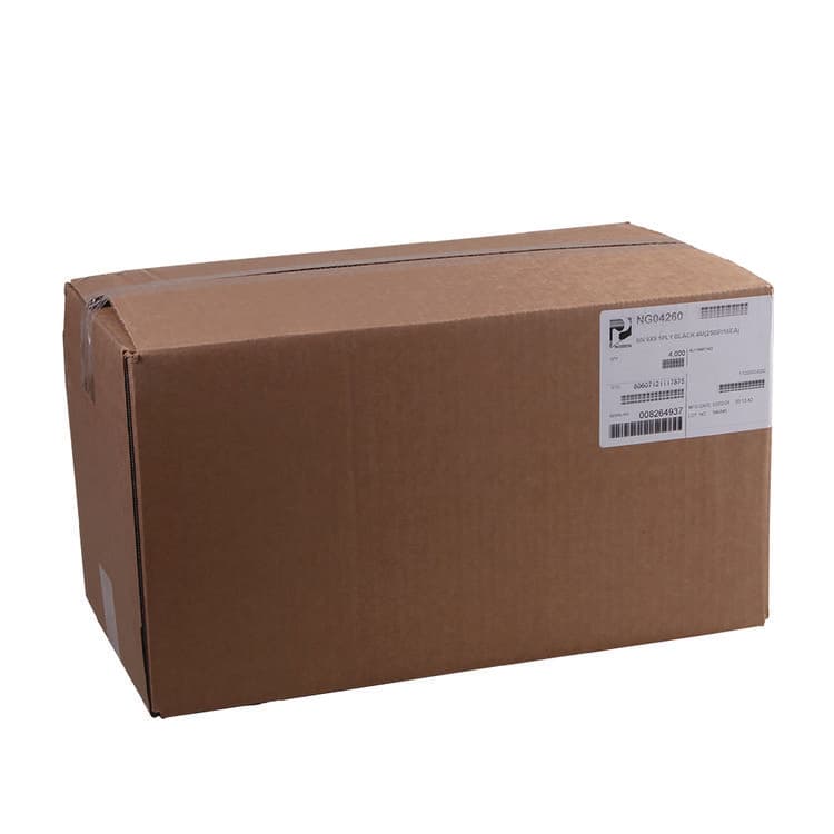 PATERSON PAPER Beverage Napkins, 1-Ply, 9 x 9, Black, 4,000/Carton (PDHNG04260)