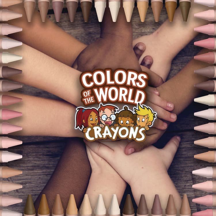 BINNEY & SMITH / CRAYOLA Colors of the World Crayons, Regular Size, 0.31" x 3.63", 24 Assorted Colors, 24/Pack (CYO520108) thumbnail 2
