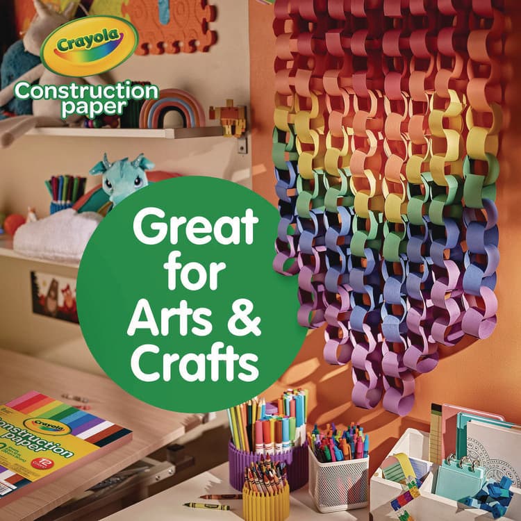 BINNEY & SMITH / CRAYOLA Construction Paper, 9 x 12, Assorted Colors, 240 Sheets/Pack (CYO993200) thumbnail 4