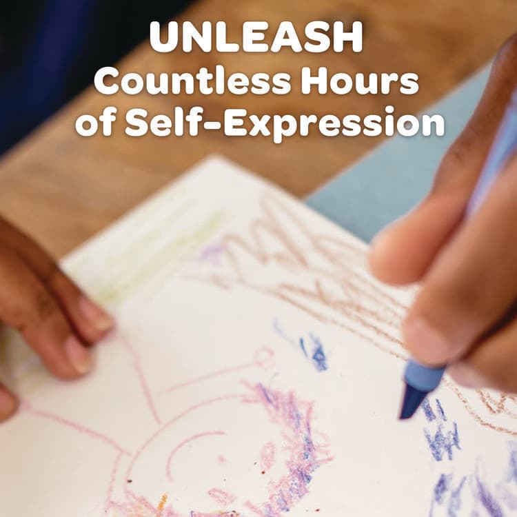 BINNEY & SMITH / CRAYOLA Bulk Crayons, Regular Size, 0.31" x 3.63", Black, 12/Box (CYO520836051) thumbnail 2