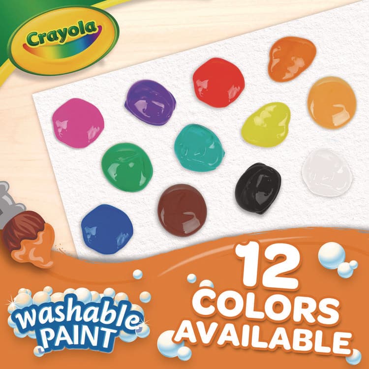 BINNEY & SMITH / CRAYOLA Washable Paint, Blue, 1 gal Bottle (CYO542128042) thumbnail 3