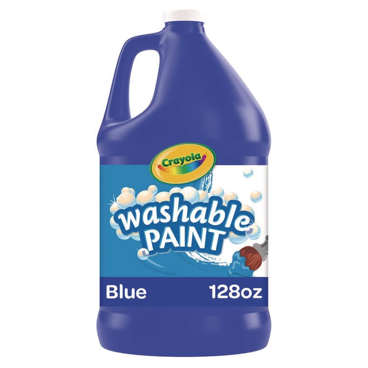 BINNEY & SMITH / CRAYOLA Washable Paint, Blue, 1 gal Bottle (CYO542128042)