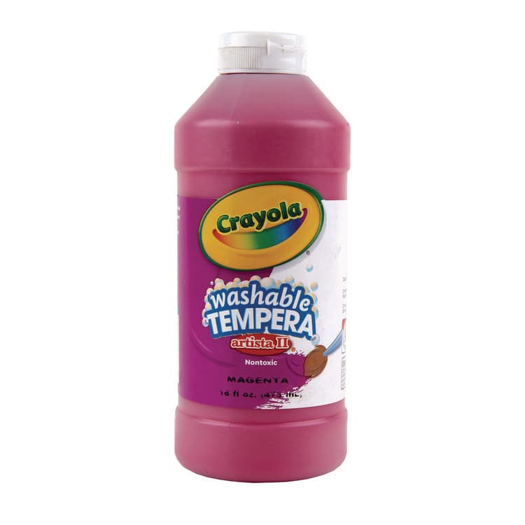 BINNEY & SMITH / CRAYOLA Artista II Washable Tempera Paint, Magenta, 16 oz Bottle (CYO543115069)