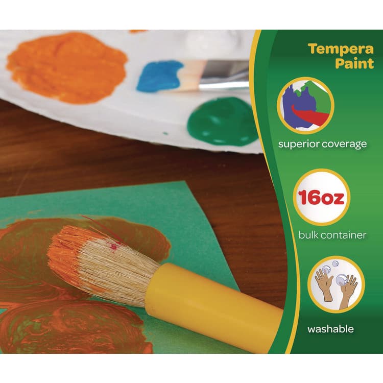 BINNEY & SMITH / CRAYOLA Premier Tempera Paint, Red, 16 oz Bottle (CYO541216038) thumbnail 2