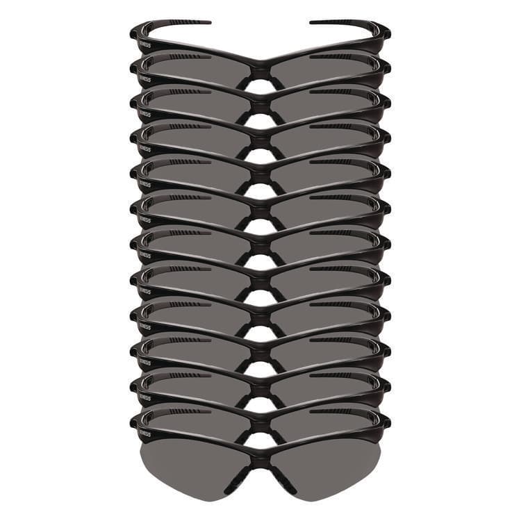 KIMBERLY-CLARK PROFESSIONAL V30 Nemesis VL Safety Glasses, Black Half Frame, Smoke Dual Lens, 12/Carton (ANS55391) thumbnail 4