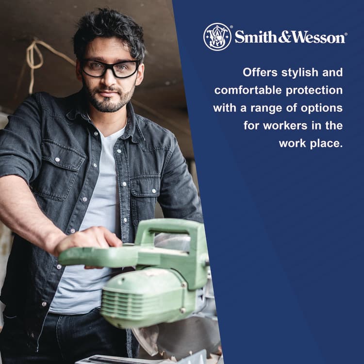 KIMBERLY-CLARK PROFESSIONAL 44 Magnum Safety Glasses, Frameless, Black Single Lens, 12/Box (KCC23453) thumbnail 2