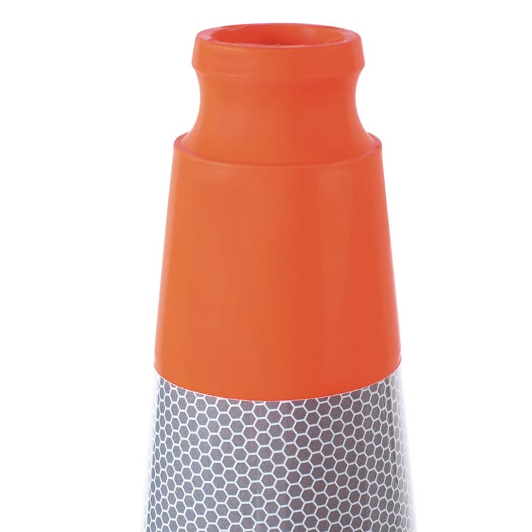 TATCO Traffic Cone, 14.5 x 1 x 36, Orange/Silver (TCO25960) thumbnail 2