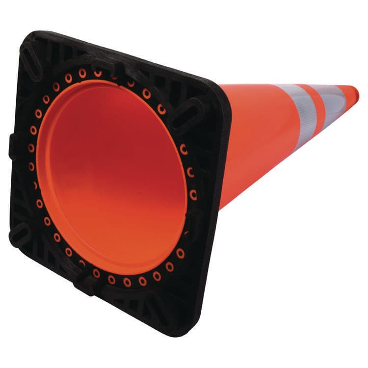 TATCO Traffic Cone, 14.5 x 1 x 36, Orange/Silver (TCO25960) thumbnail 4
