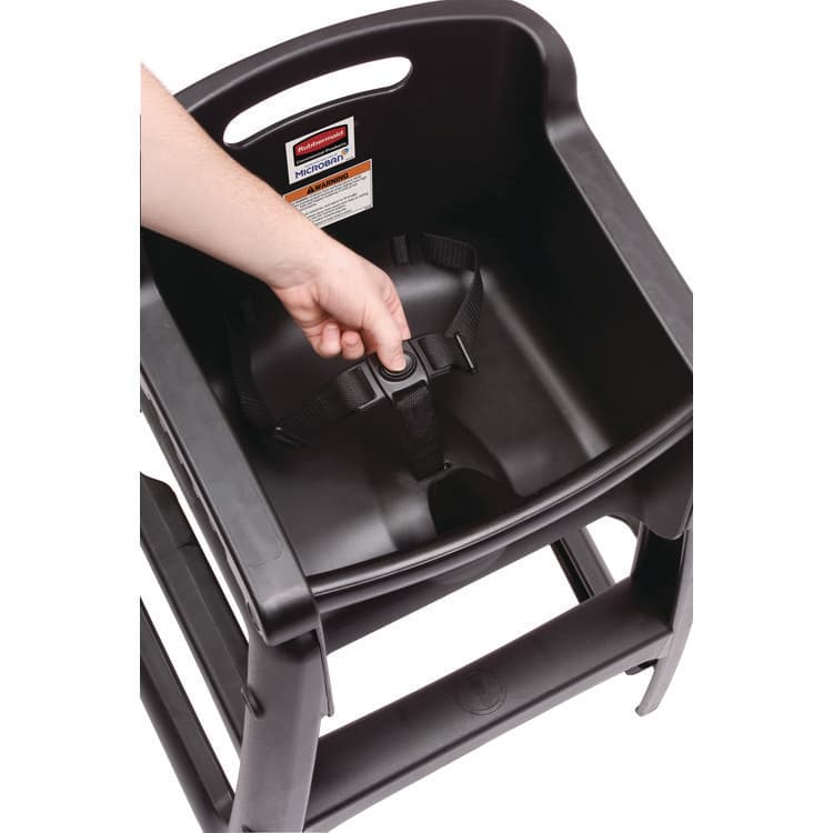 RUBBERMAID COMMERCIAL PROD. Sturdy Chair Youth Seat, Assembly Required, Black (RCP781408BLA) thumbnail 2