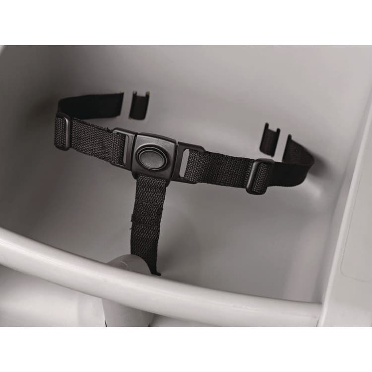 RUBBERMAID COMMERCIAL PROD. Sturdy Chair Mobile Youth Seat with Casters, Fully Assembled, Four 2" Dual-Wheel Casters, Platinum (RCP780508PLA) thumbnail 3