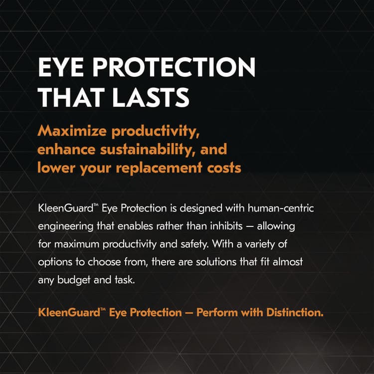 KIMBERLY-CLARK PROFESSIONAL V50 OTG Safety Eyewear, Black Full Frame OTG, Mirrored Smoke Dual Lens (ANS20747) thumbnail 4