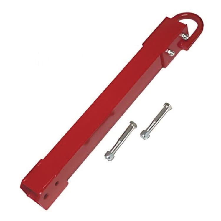 RUBBERMAID COMMERCIAL PROD. Hitch with Hardware for Towable/Trainable Tilt Trucks, Red (SGSFG1316L4RED)