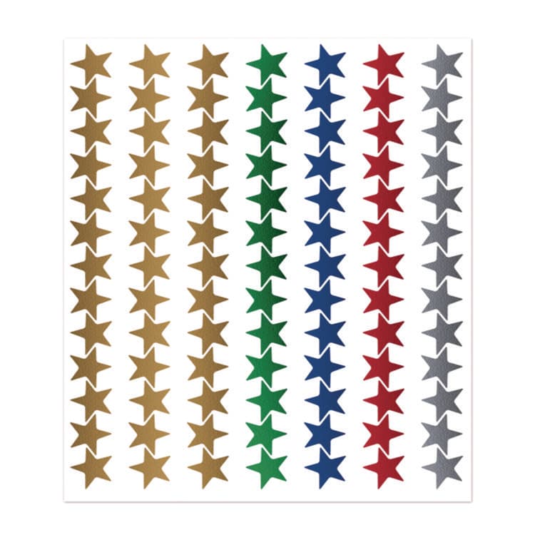 TEACHER CREATED RESOURCES Sticker Valu-Pak, Foil Stars, 686/Pack (TCR6644) thumbnail 2