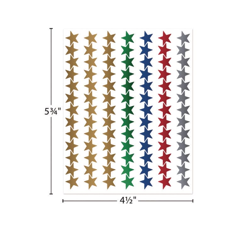 TEACHER CREATED RESOURCES Sticker Valu-Pak, Foil Stars, 686/Pack (TCR6644) thumbnail 3