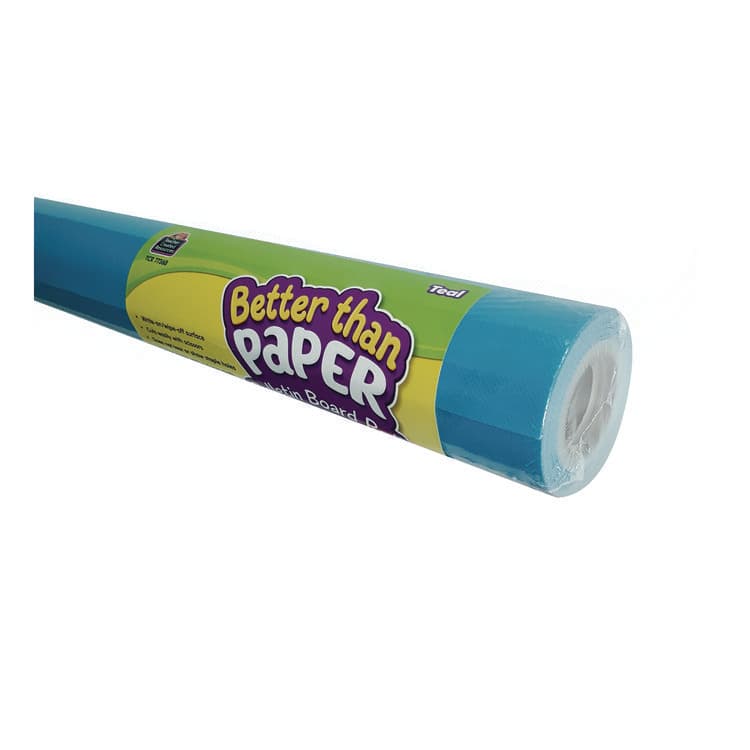 TEACHER CREATED RESOURCES Better Than Paper Bulletin Board Roll, 4 ft x 12 ft, Teal (TCR77368)