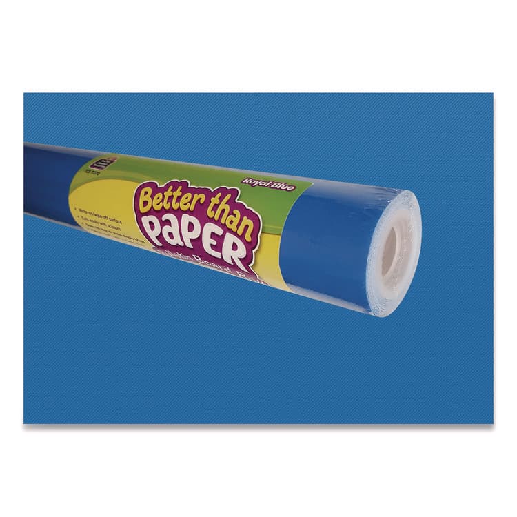TEACHER CREATED RESOURCES Better Than Paper Bulletin Board Roll, 4 ft x 12 ft, Royal Blue (TCR77370) thumbnail 4