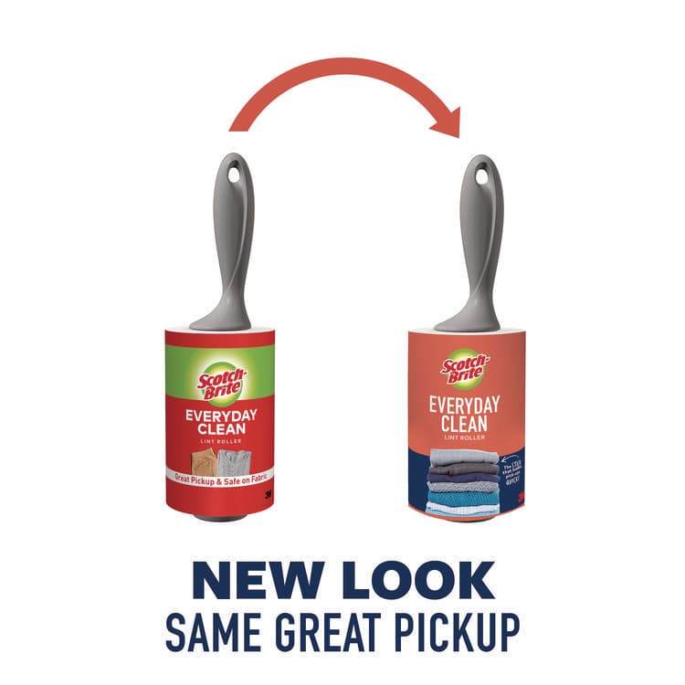 3M/COMMERCIAL TAPE DIV. Everyday Clean Lint Roller, 70 Sheets/Roll (MMM836RS70) thumbnail 3