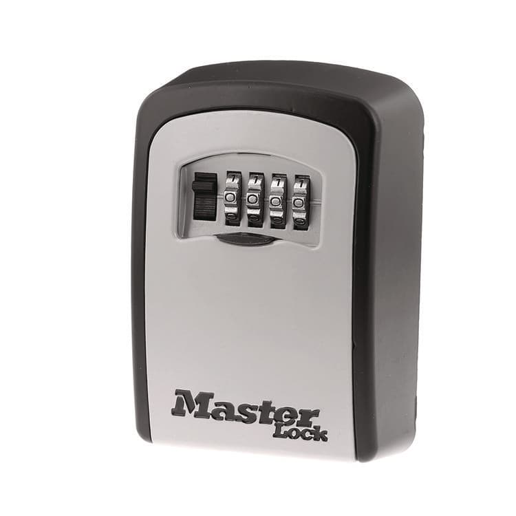 MASTER LOCK COMPANY Locking Combination 5-Key Steel Box, 3.25" Wide, Black/Silver (MLK5401D) thumbnail 2