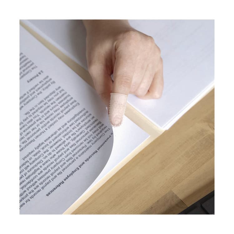 LEE PRODUCTS COMPANY Micro-Gel Fingertips, Size 11, Small, Clear, 12/Pack (LEE41030) thumbnail 3