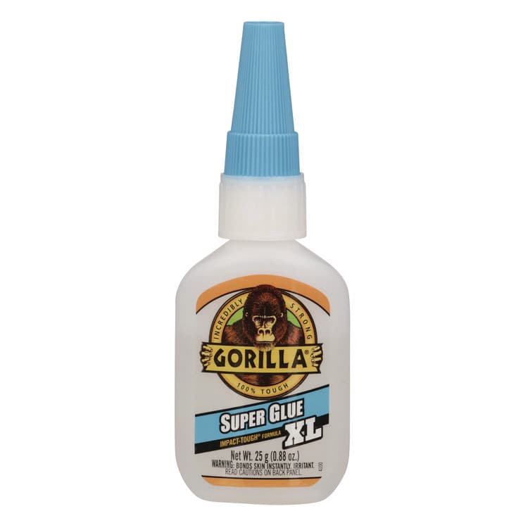 GORILLA GLUE COMPANY Super Glue, 0.88 oz, Dries Clear (GOR7400202)