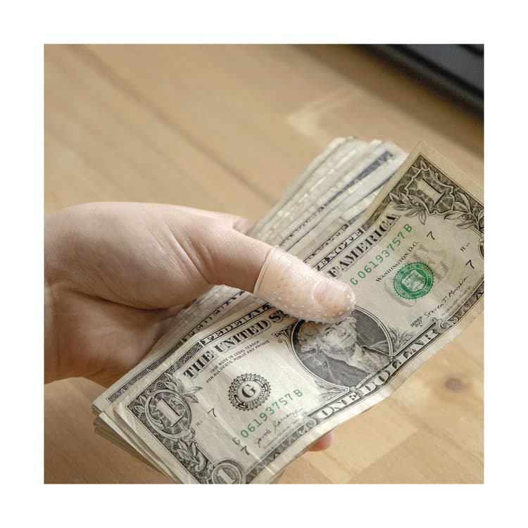 LEE PRODUCTS COMPANY Micro-Gel Fingertips, Small, Medium, Large, X-Large, Clear, 12/Pack (LEE41410) thumbnail 3