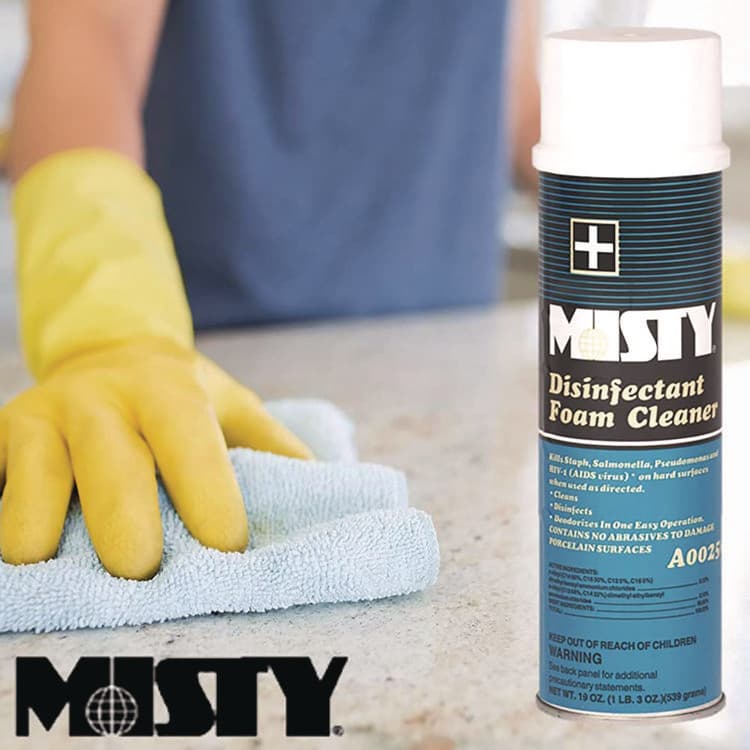ZEP . Disinfectant Foam Cleaner, Fresh Scent, 19 oz Aerosol Spray, 12/Carton (AMR1001907) thumbnail 4